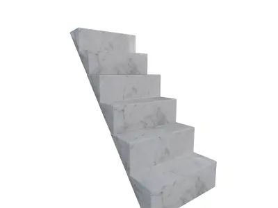 The Marble Staircase Free 3D model