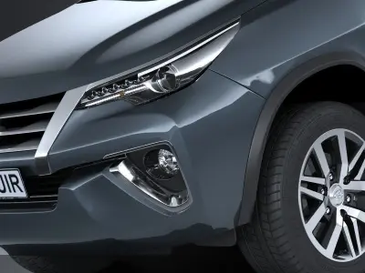 Toyota Fortuner 2017 3D model