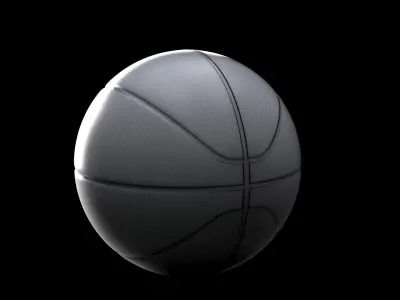 basketball ball 3D model 5
