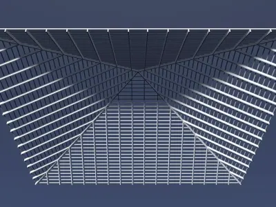 Roof structure 25O12 3D model