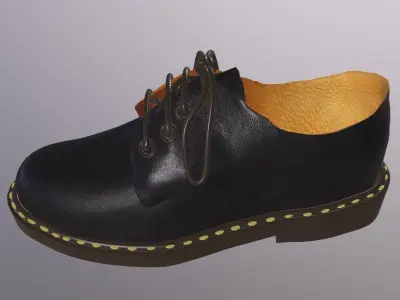 DR MARTENS 1461 SHOES PBR Low-poly 3D model