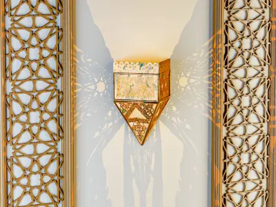 Moroccan islamic light wall  3D model