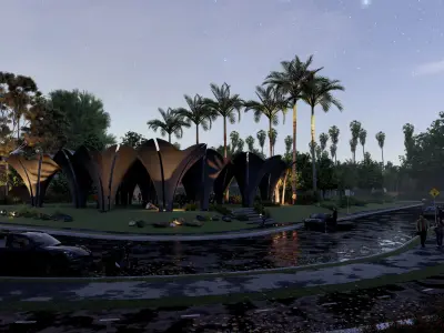 confluence park 3D model