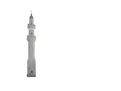 Minaret of Quba Mosque 3D model