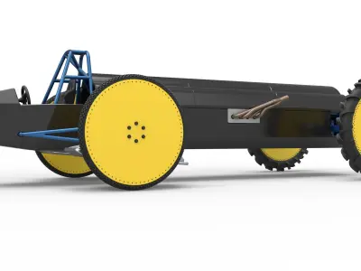 Swamp buggy Scale 1 to 25 3D print model