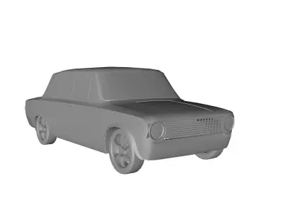 Lada Car 60s 3D model