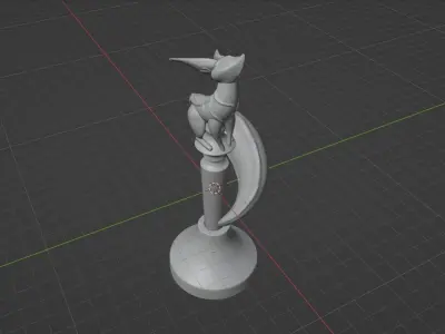Yae Miko Fox Totem -- Print Ready -- Genshin Impact 3D print model