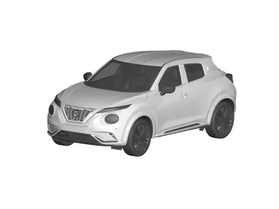 nissan juke  3D model