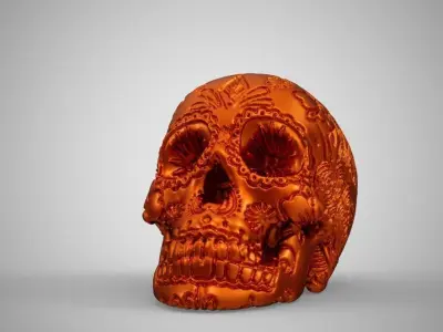 Skull Trinket 3D print model