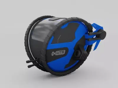 sci-fi vehicle  3D model