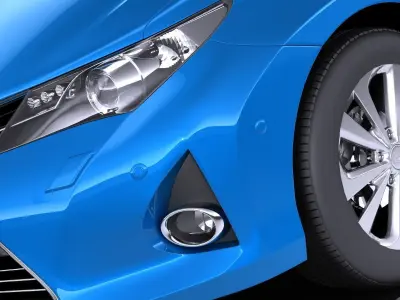 Toyota Auris 2015 VRAY 3D model