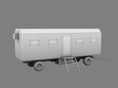 Storeroom 01  Low-poly 3D model