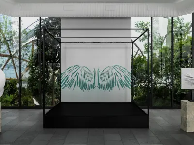  Art Gallery Contemporary 3D Low-poly 3D model