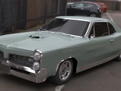 Pontiac-GTO 1967 3D model