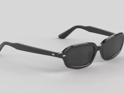 Malibu Eyewear Glasses Low-poly 3D model