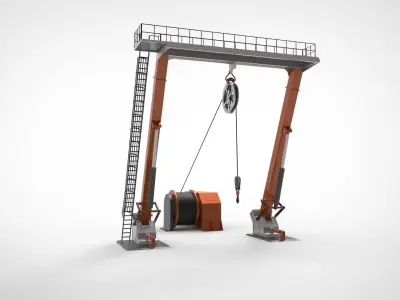 Offshore Lifting Equipment 3D model