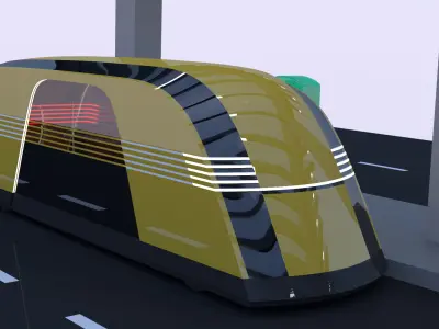 Charger with Elroq and Robovan 3D model