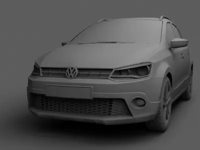 Volkswagen Crosspolo 2010 3D model