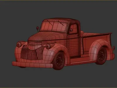 1946 Chevrolet ak 216  3D model