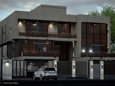 Modern House 3D model