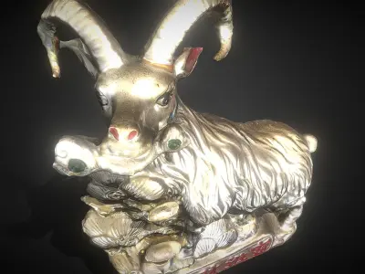Lucky Goat 3D print model