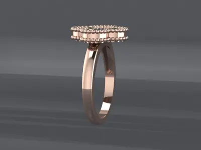 Ring Van Cleef 3D print model