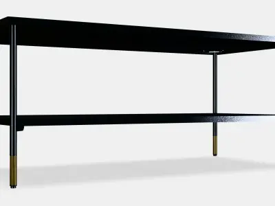 ASPEROD Coffee table Low-poly 3D model