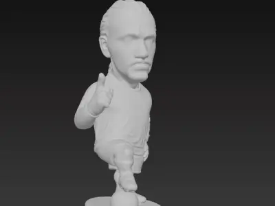 Leroy Sane Chibi Style 3D Model 3D print model