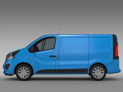 Vauxhall Vivaro Van 2017 3D model