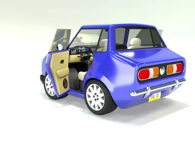 Cartoon Car 3D model purchase