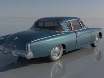 Studebaker Commander Coupe 1953  3D print model