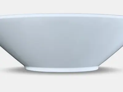 IKEA 365 Deep platebowl Low-poly 3D model