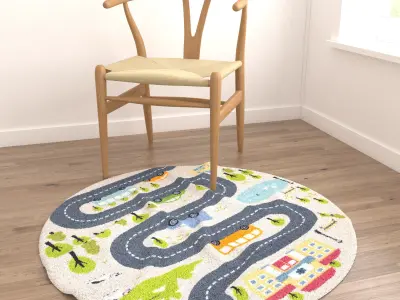 Rugs No 341 Low-poly 3D model