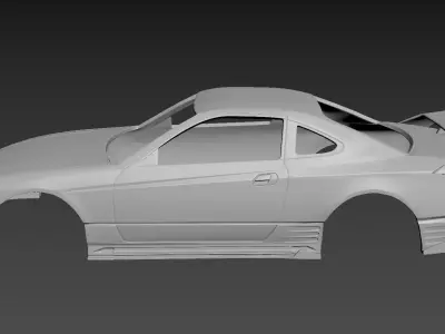 Nissan Silvia S15 2001 Tuning  Body For Print 3D print model