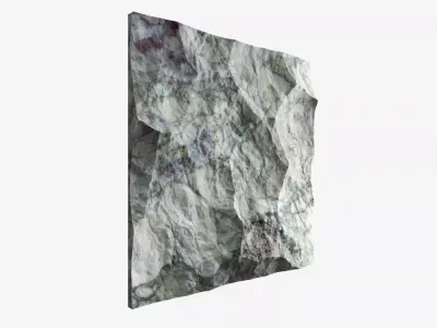75-RockPanel rock on wall 3D model