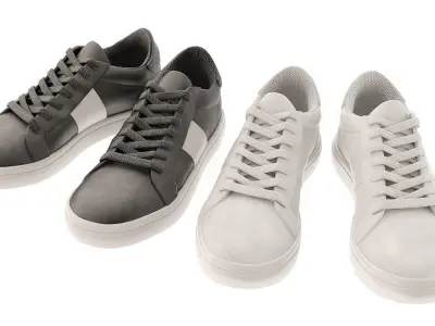 Sneakers three 3D model