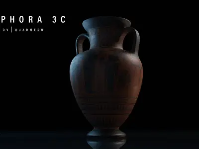 Ancient Greek Amphora Free 3D model