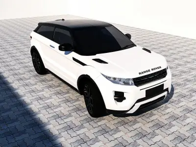 RANGE ROVER EVOQUE Low-poly 3D model
