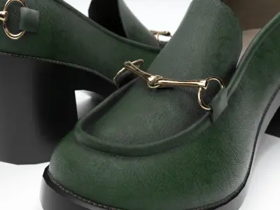 Heels Shoes Low-poly 3D model