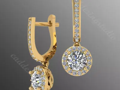 Earrings bi29 3D print model