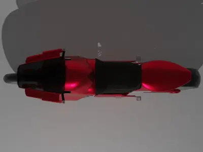 Cyberpunk style Motorbike Free 3D model