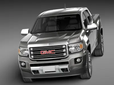 GMC Canyon DoubleCab CG 2015 3D model