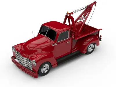 1953 CHEVROLET WRECKER 3100 TOW TRUCK  3D model