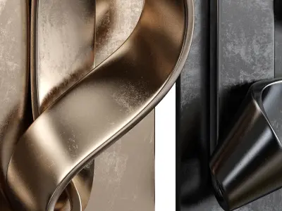 Wall art 16 with 2 options 3D model