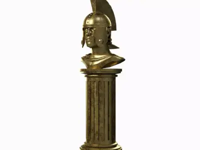 Roman Sculpture Free low-poly 3D model