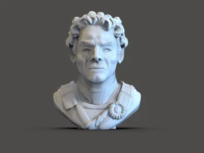 Emperor Bust 3D print model