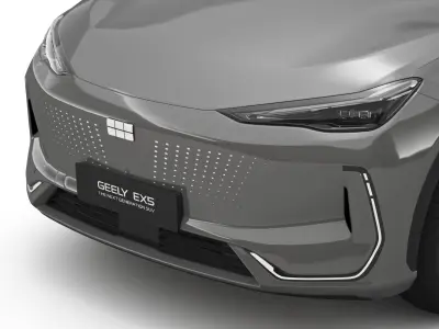 2025 Geely EX5 with Interior 3D model