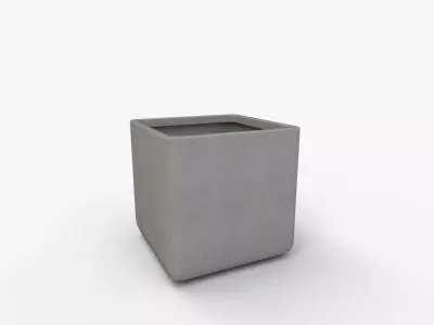 Square Large Planter 3D model