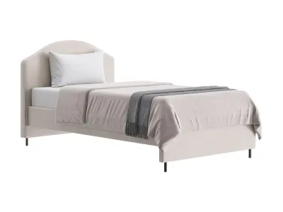 Upholstered bed 3D model