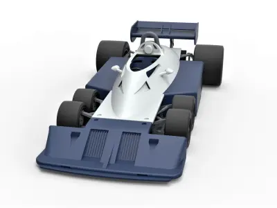 Tyrrell P34B Formula 1 Scale 1 to 24 3D print model